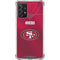 NFL San Francisco 49ers Team Jersey Galaxy A72 5G Clear Case